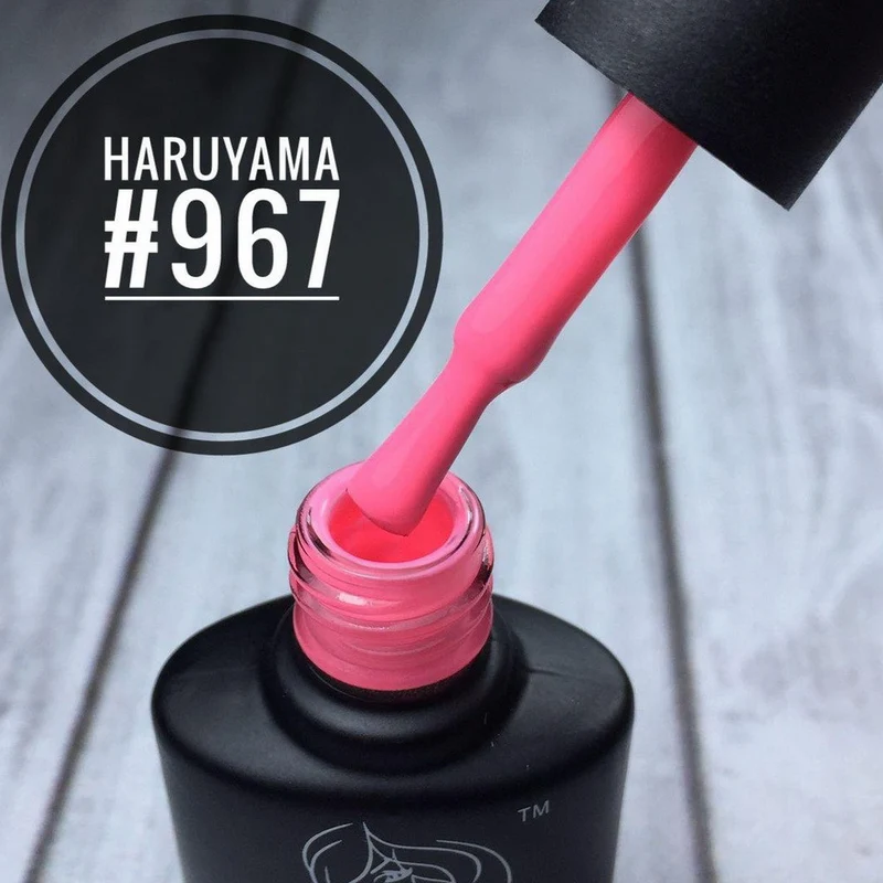 Haruyama Pink gel nail polish 967