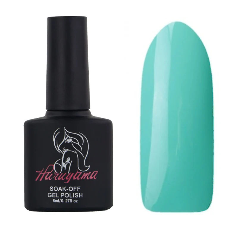 Haruyama Turquoise mint blue gel nail polish 429