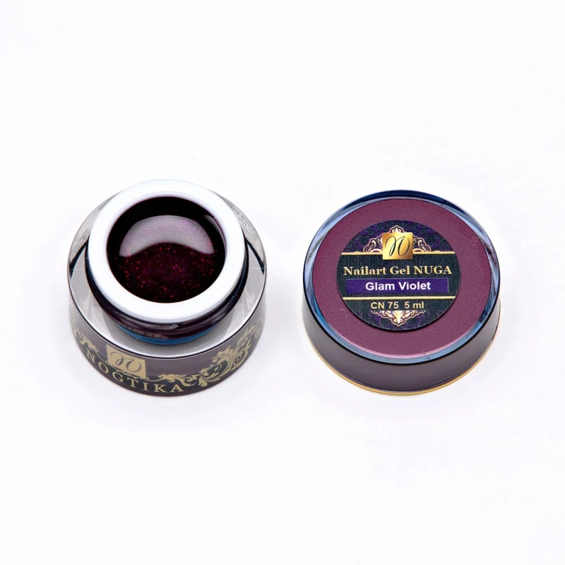 Nailart Farbgel NUGA "Glam Violet" (ohne Schwitzschicht) CN75 (TPO/HEMA-free)
