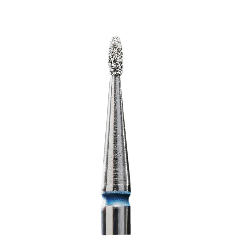 STALEKS PRO Flame drop, Diamond e-file nail drill bits 1.2mm – medium grit, manicure nail tools for Russian manicure, cuticle cutter FA50B012