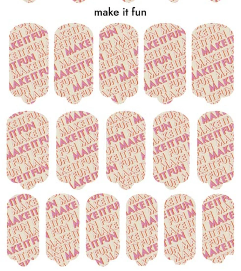 Nagelfolie Make it Fun - Nail Wraps by Provocative Nails