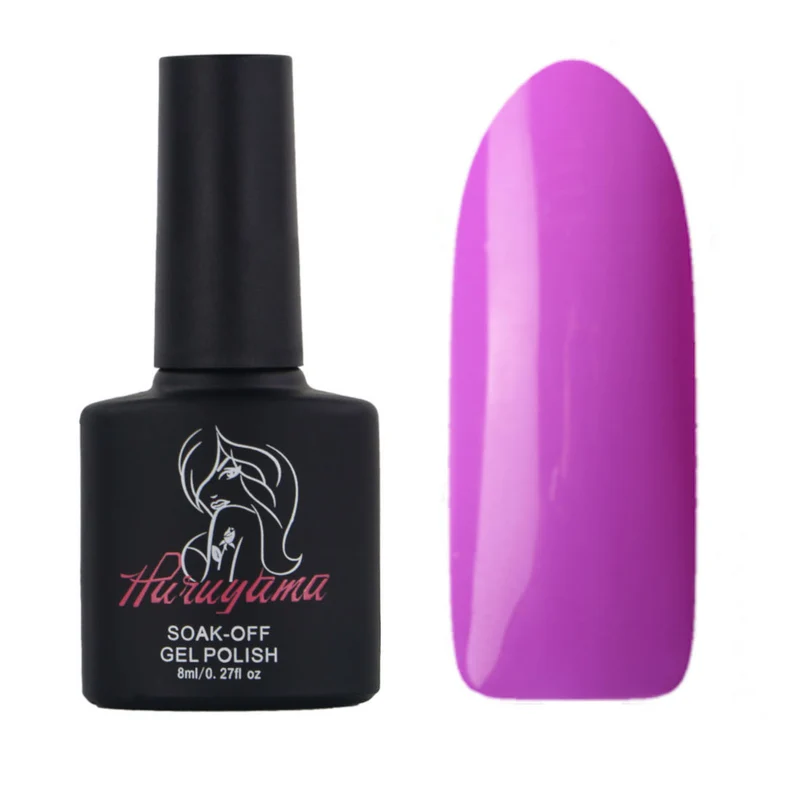 Haruyama Neon Purple gel nail polish 189