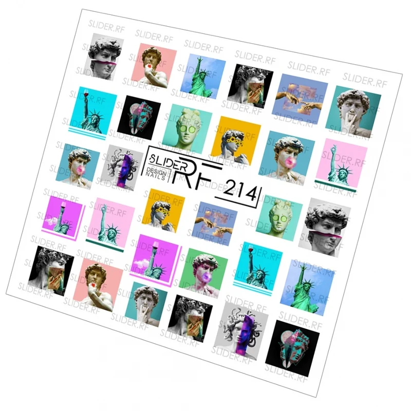 Sticker Design RF214 (Wasserlösliche Aufkleber) Слайдер