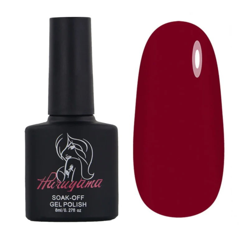 Haruyama Red gel nail polish 388