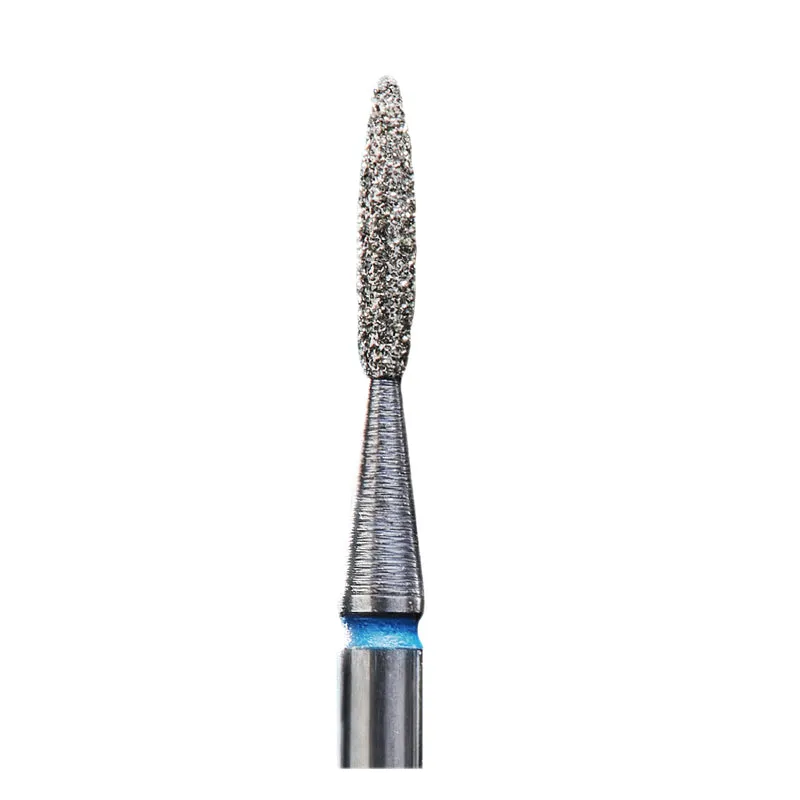 STALEKS PRO Flame drop, Diamond e-file nail drill bits, 1.6mm - Medium grit, manicure nail tools, Russian manicure nail drill bits, cuticle cutter FA10B016