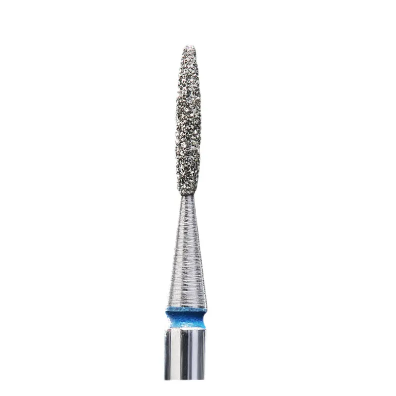 STALEKS PRO Flame drop, Diamond e-file nail drill bits 1.4mm – medium grit, manicure nail tools for Russian manicure, cuticle cutter FA10B014