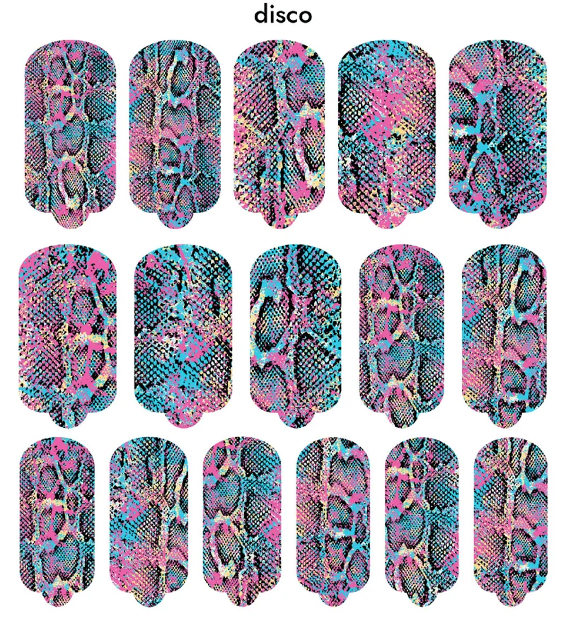 Nagelfolie Disco - Nail Wraps by Provocative Nails