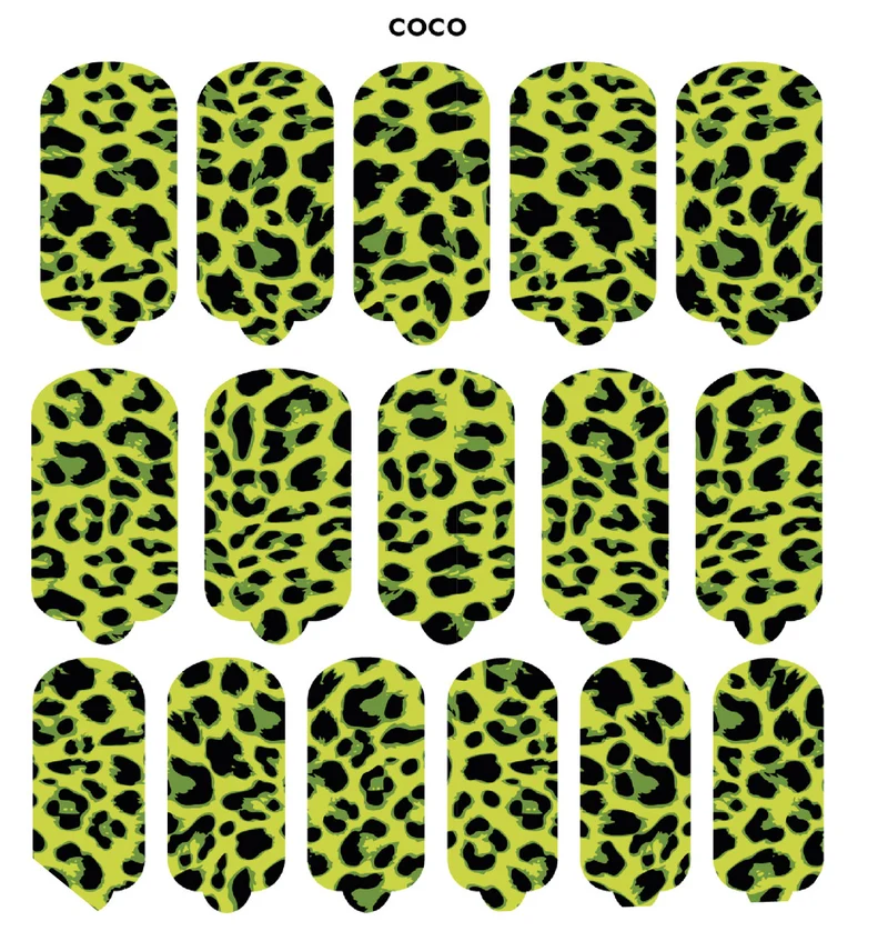 Nagelfolie Coco - Nail Wraps by Provocative Nails