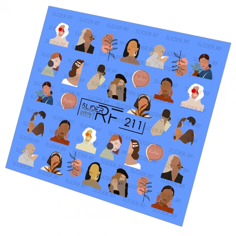 Sticker Design RF211 (Wasserlösliche Aufkleber) Слайдер