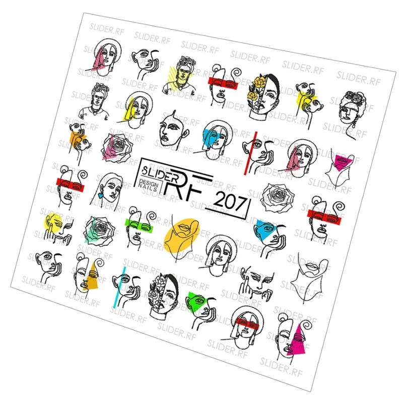Sticker Design RF207 (Wasserlösliche Aufkleber) Слайдер