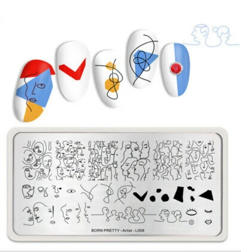 Stamping Platte Schablone Artist L009