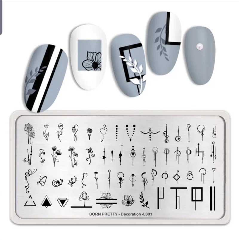Stamping Platte Schablone Formen DL001