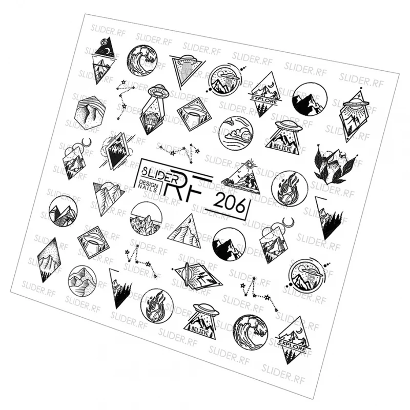 Sticker Design RF206 (Wasserlösliche Aufkleber) Слайдер