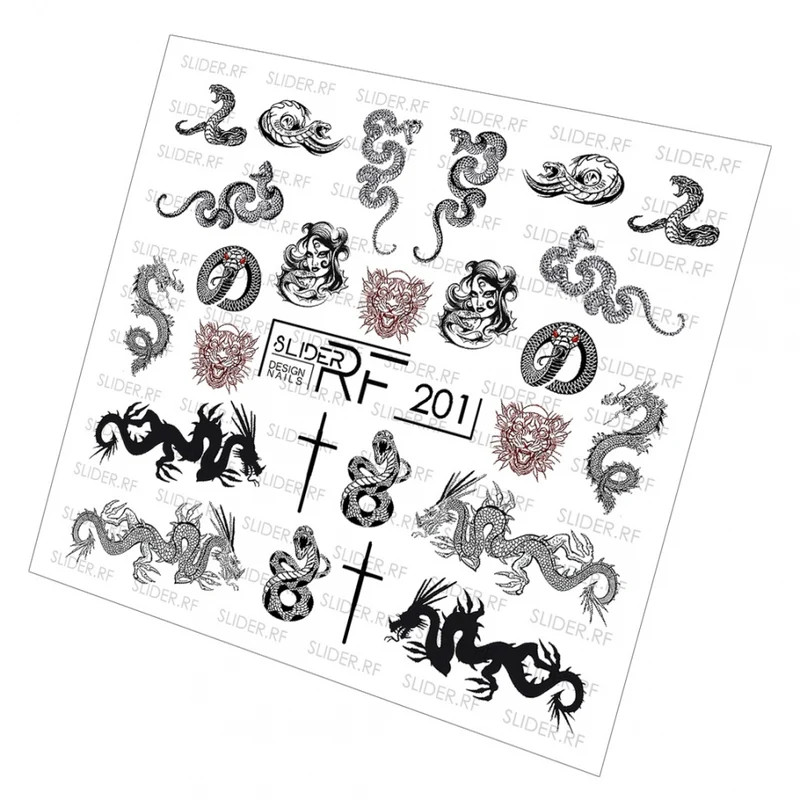 Sticker Design RF201 (Wasserlösliche Aufkleber) Слайдер