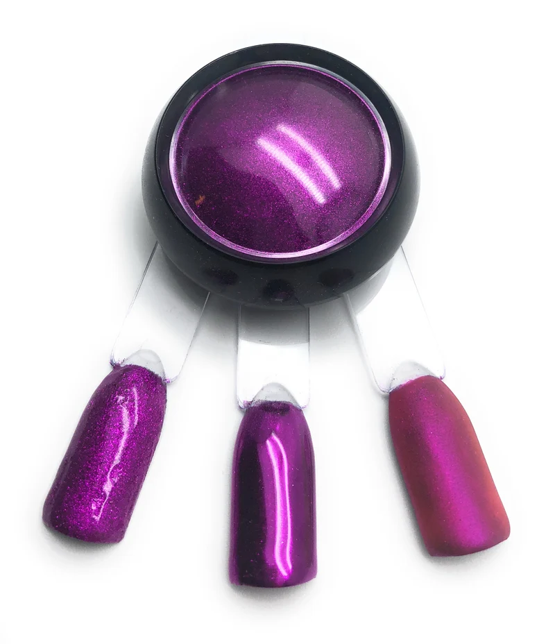 NOCTÍS Purple chrome nail powder