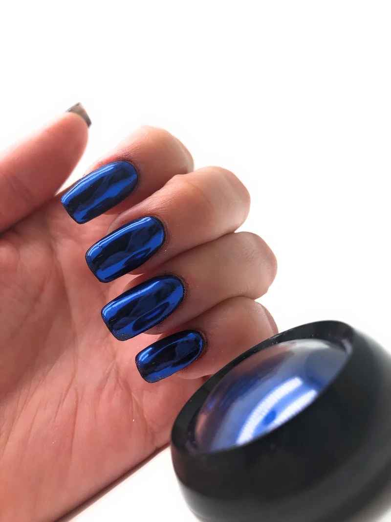 NOCTÍS Blue chrome nail powder