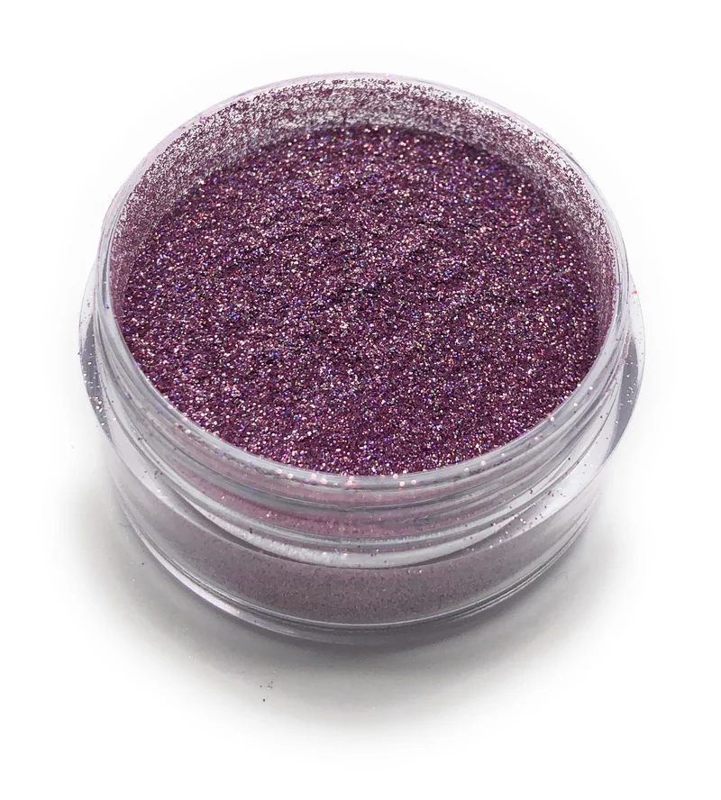 NOCTÍS Pink holographic chrome nail powder