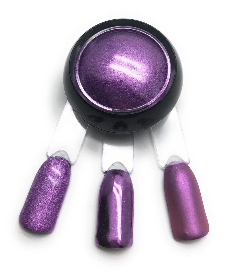 NOCTÍS Purple chrome nail powder