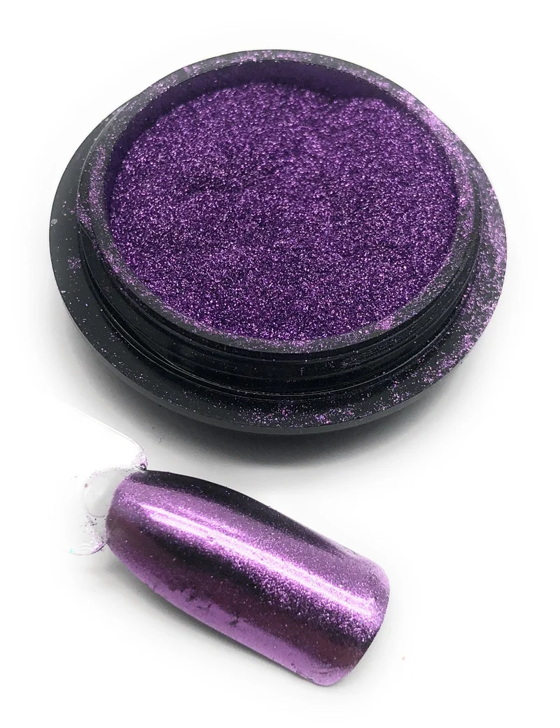 NOCTÍS Purple chrome nail powder