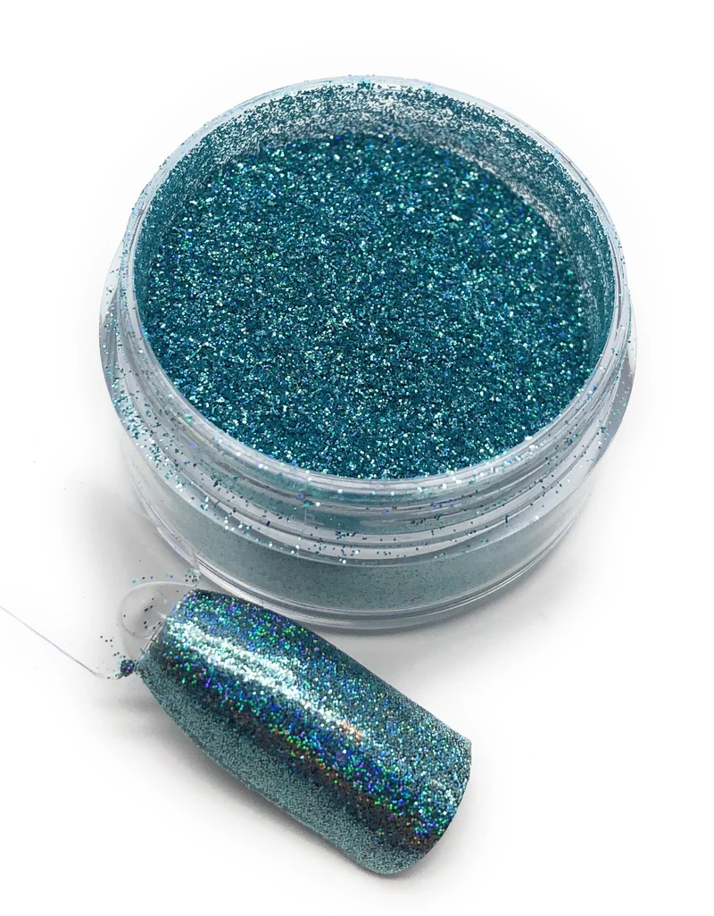 NOCTÍS Turquoise blue chrome nail powder