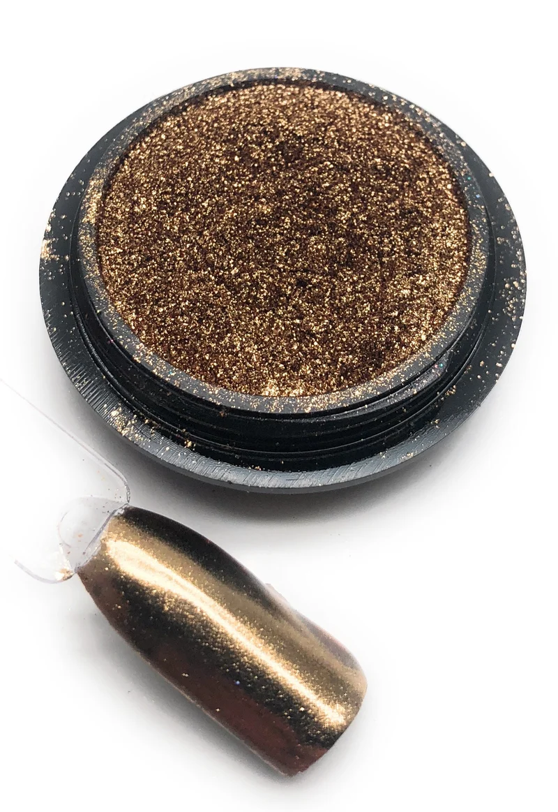 NOCTÍS Copper chrome nail powder