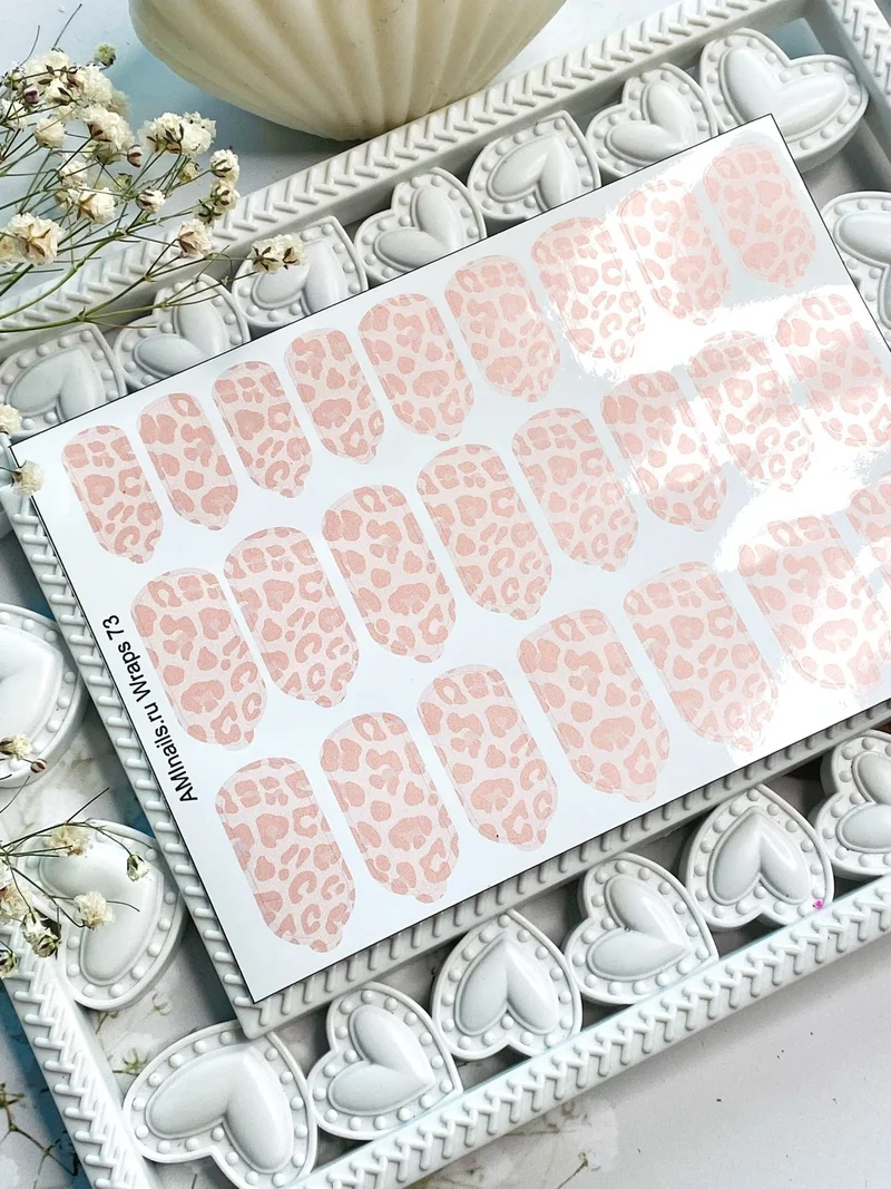 Nagelfolie 73 Nail Wraps für Maniküre AMINAILS