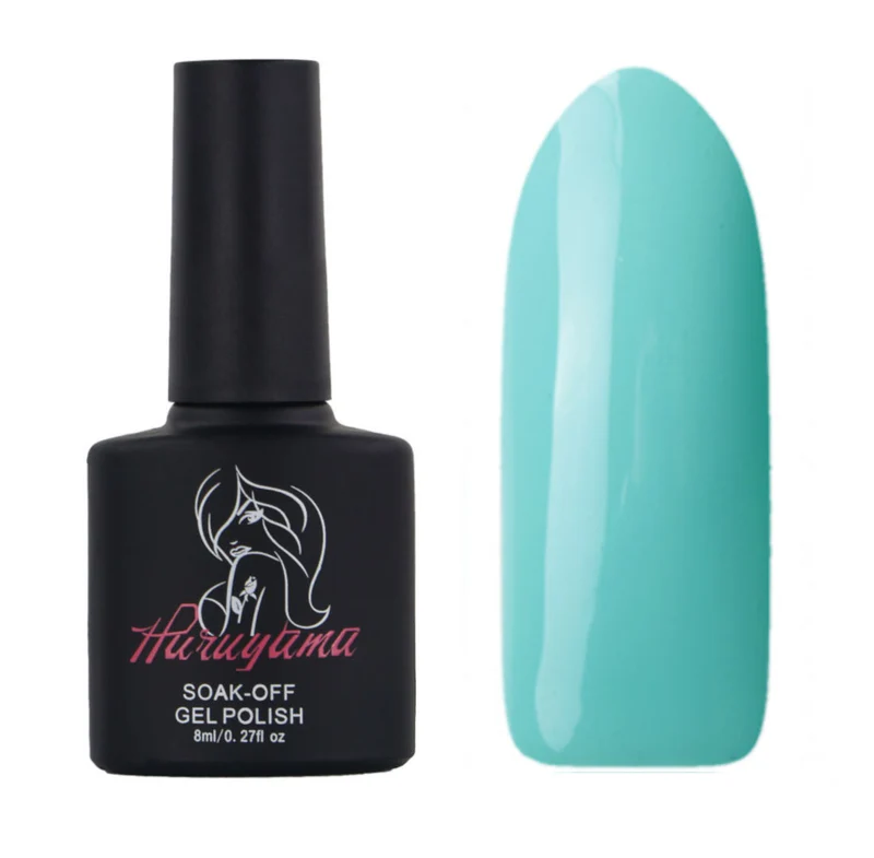 Haruyama Turquoise Blue gel nail polish 133