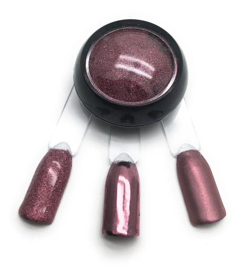 NOCTÍS Pink rose chrome metallic powder