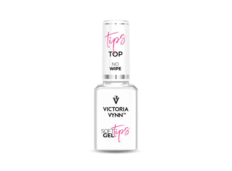 Top Tips (no wipe) - Top Coat 15 ml SOFT GEL TIPS VICTORIA VYNN