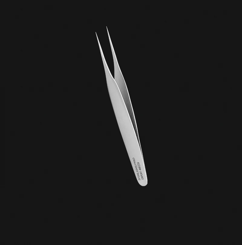 Wimpernpinzette TE-40/5 (110 mm) STALEKS EXPERT (Auslaufmodel)