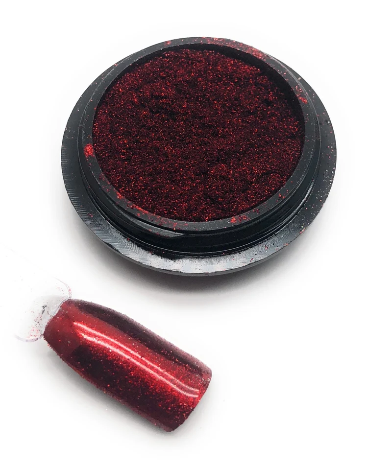 NOCTÍS Red chrome nail powder