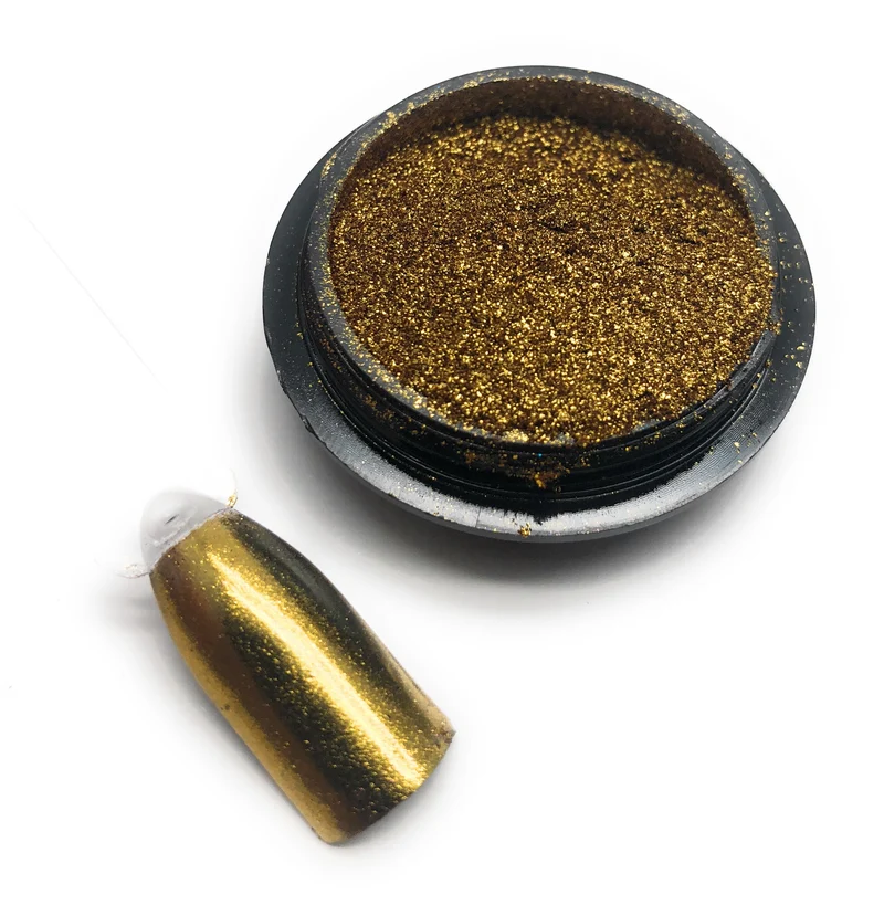 NOCTÍS Gold chrome nail powder