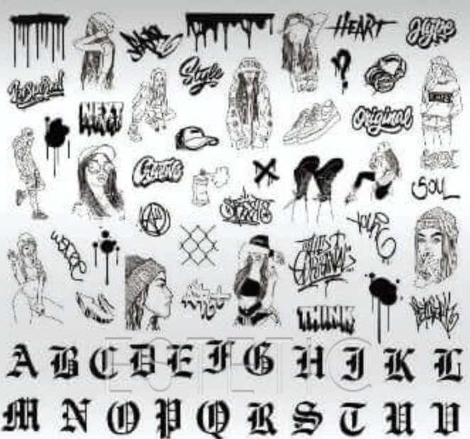 15 URBAN stamping schablone + design blatt TAKIDA