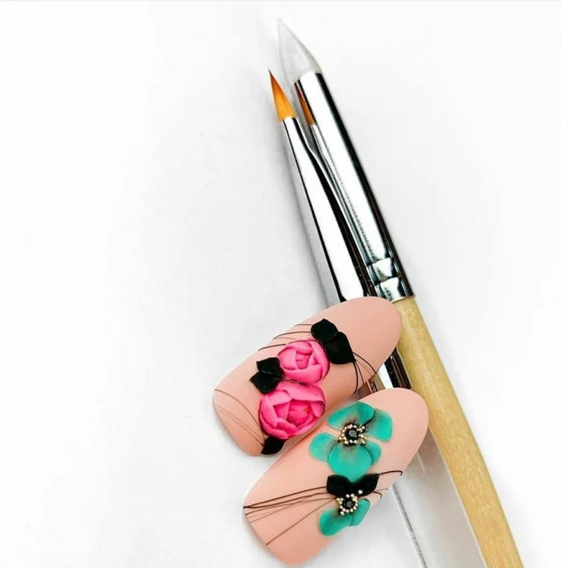 Premium Nailart Pinsel für Plastilin 4-40 von Trendy Nails