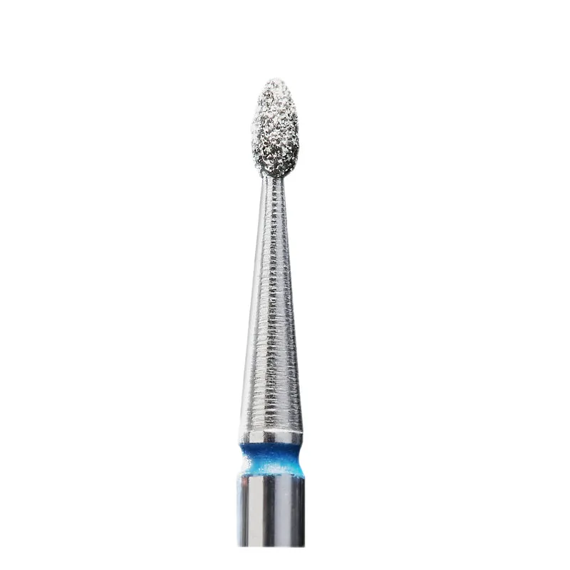 STALEKS PRO Flame drop, Diamond e-file nail drill bits 1.6mm – medium grit, manicure nail tools, Russian manicure nail drill bits, cuticle cutter FA50B016/3.4