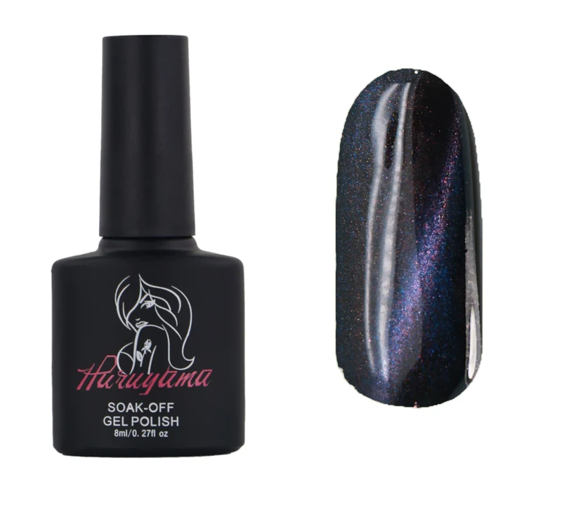 Haruyama Purple / Blue cat eye gel nail polish MX005