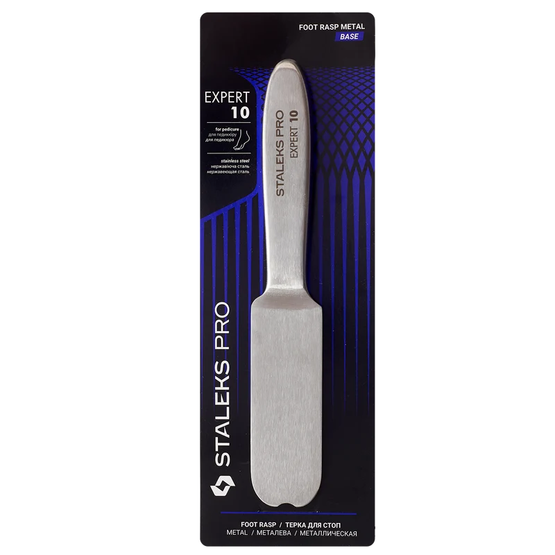 STALEKS PRO Foot rasp metal base, file required, pedicure nail tools MBE-10