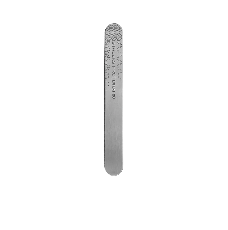 STALEKS PRO Reusable metal base nail file, Straight, manicure nail tools MBE-20