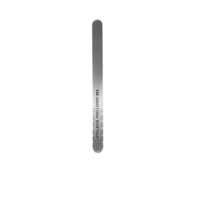 STALEKS PRO Reusable metal base nail file, Straight narrow, manicure nail tools MCB-20E