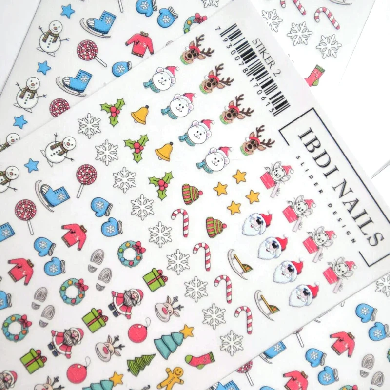 IBDI Winter snowflake nail Stickers #Stiker 2