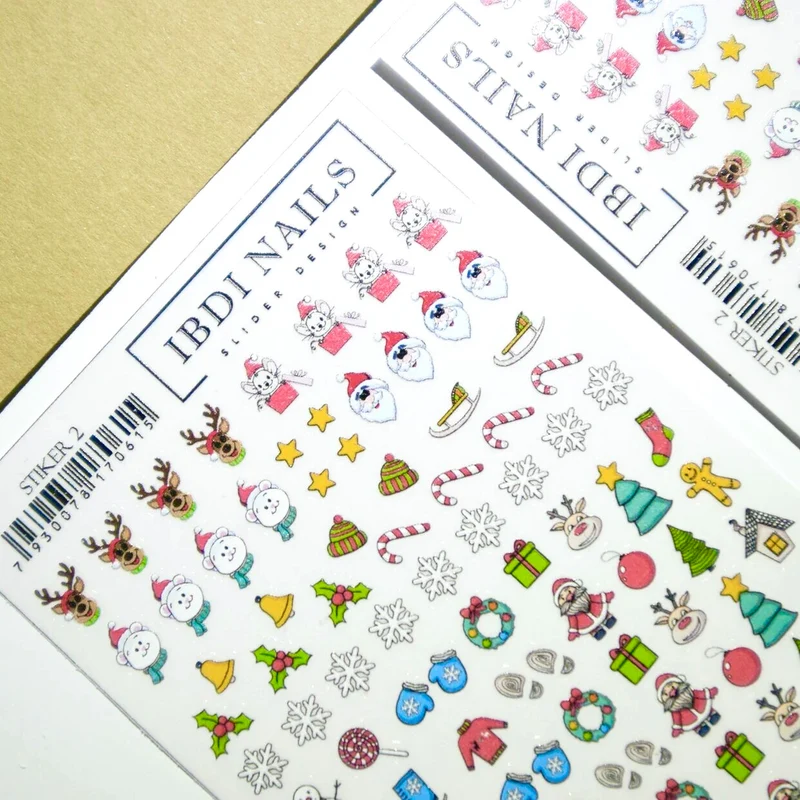 IBDI Winter snowflake nail Stickers #Stiker 2