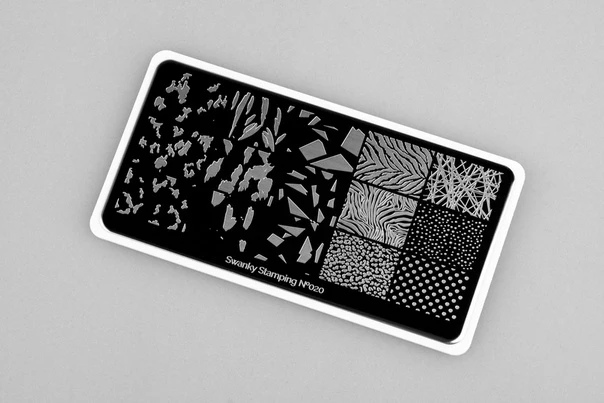 Stamping Platte Schablone Nr. 020 von Swanky