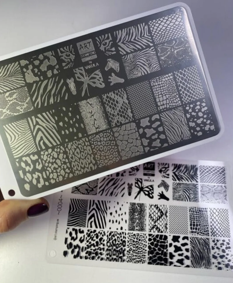 0004 by Vakula Matte stamping schablone + design blatt ART STAMPING
