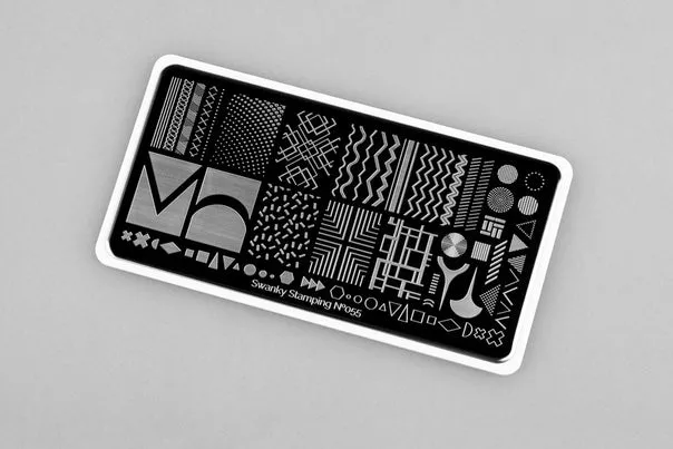Stamping Platte Schablone Nr. 055 von Swanky