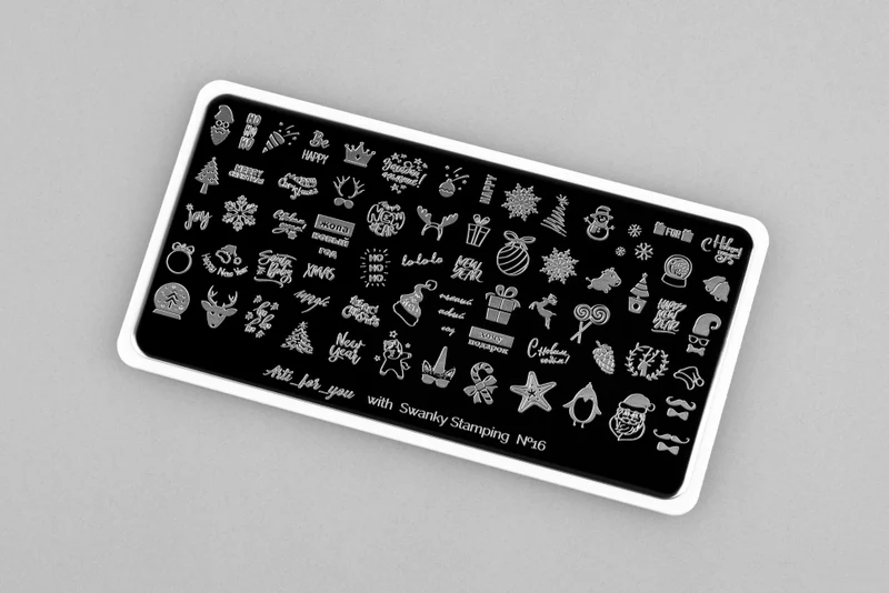 Stamping Platte Schablone arti for you Nr. 016 von Swanky