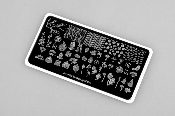 Stamping Platte Schablone Nr. 010 von Swanky