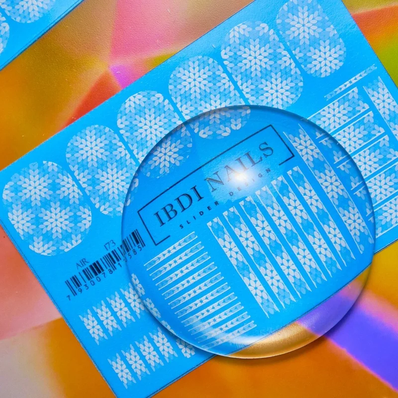 IBDI Winter holiday snowflakes nail decals / sliders #Air 173
