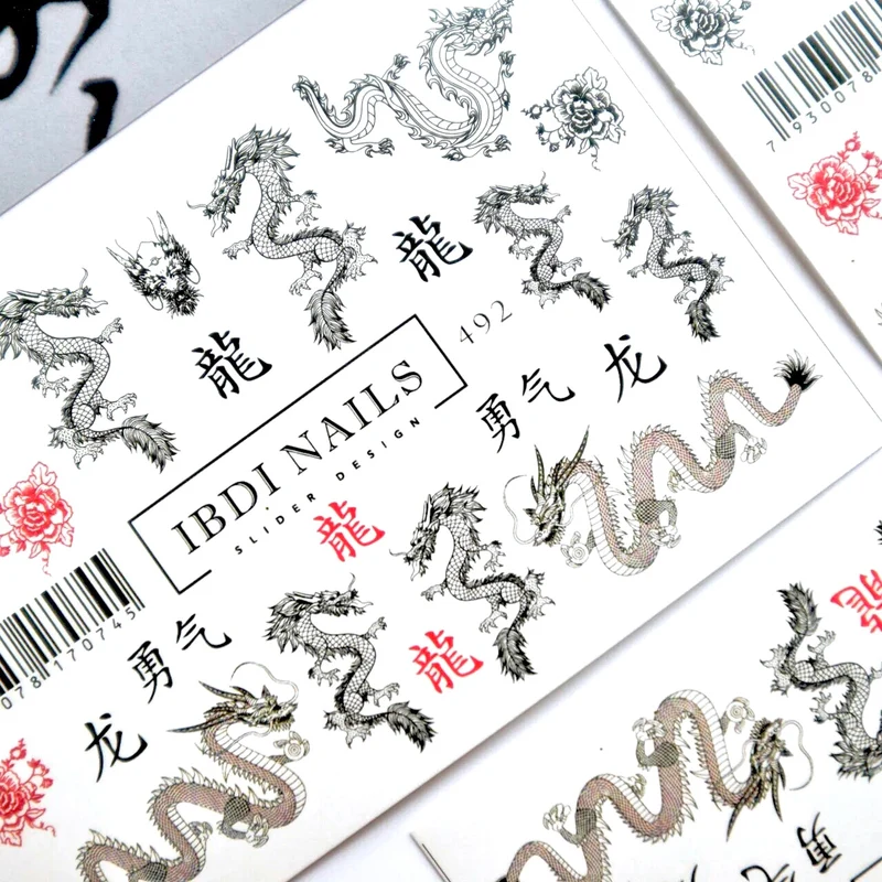 IBDI Dragon nail decals / sliders