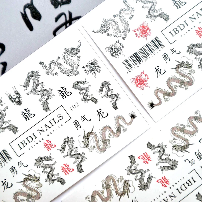 IBDI Dragon nail decals / sliders