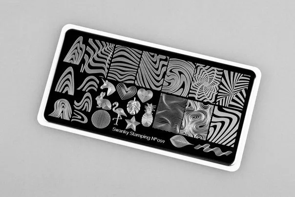 Stamping Platte Schablone Nr. 059 von Swanky